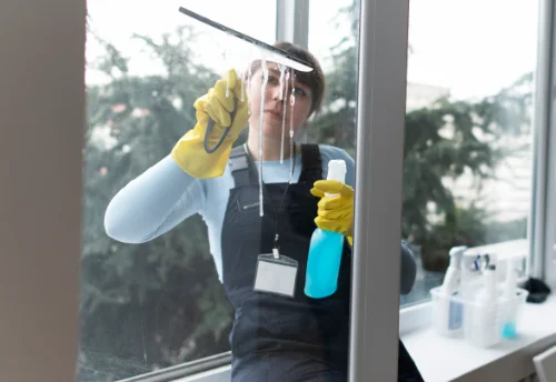 Nettoyage de vitres intérieures et extérieures à Valforêt